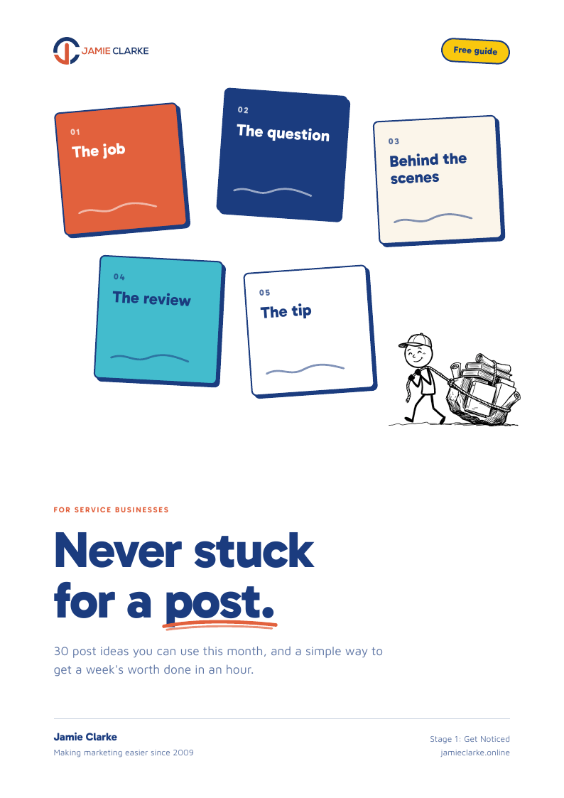 Never Stuck for a Post